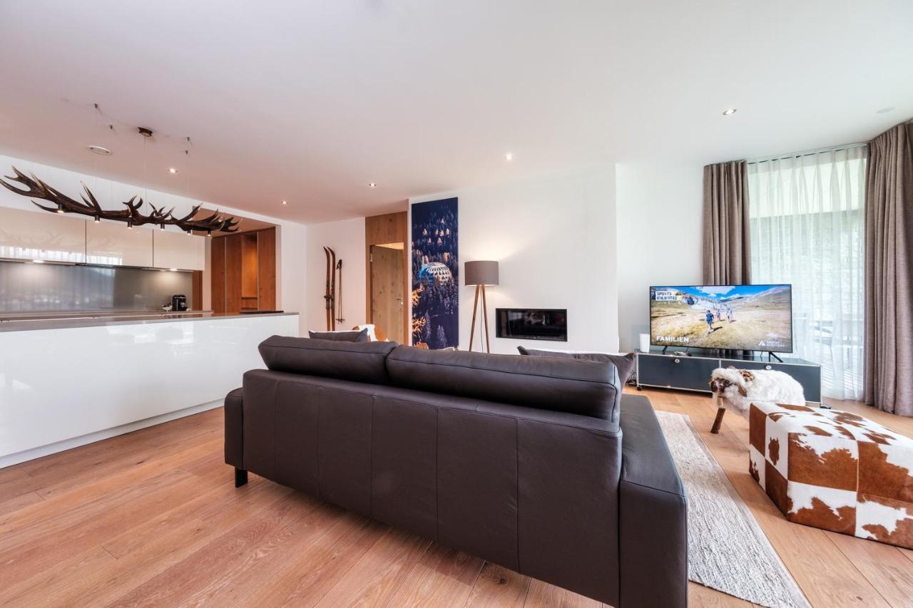 Luxury Panorama Apartment With Alpengold Spa Access Davos Ngoại thất bức ảnh