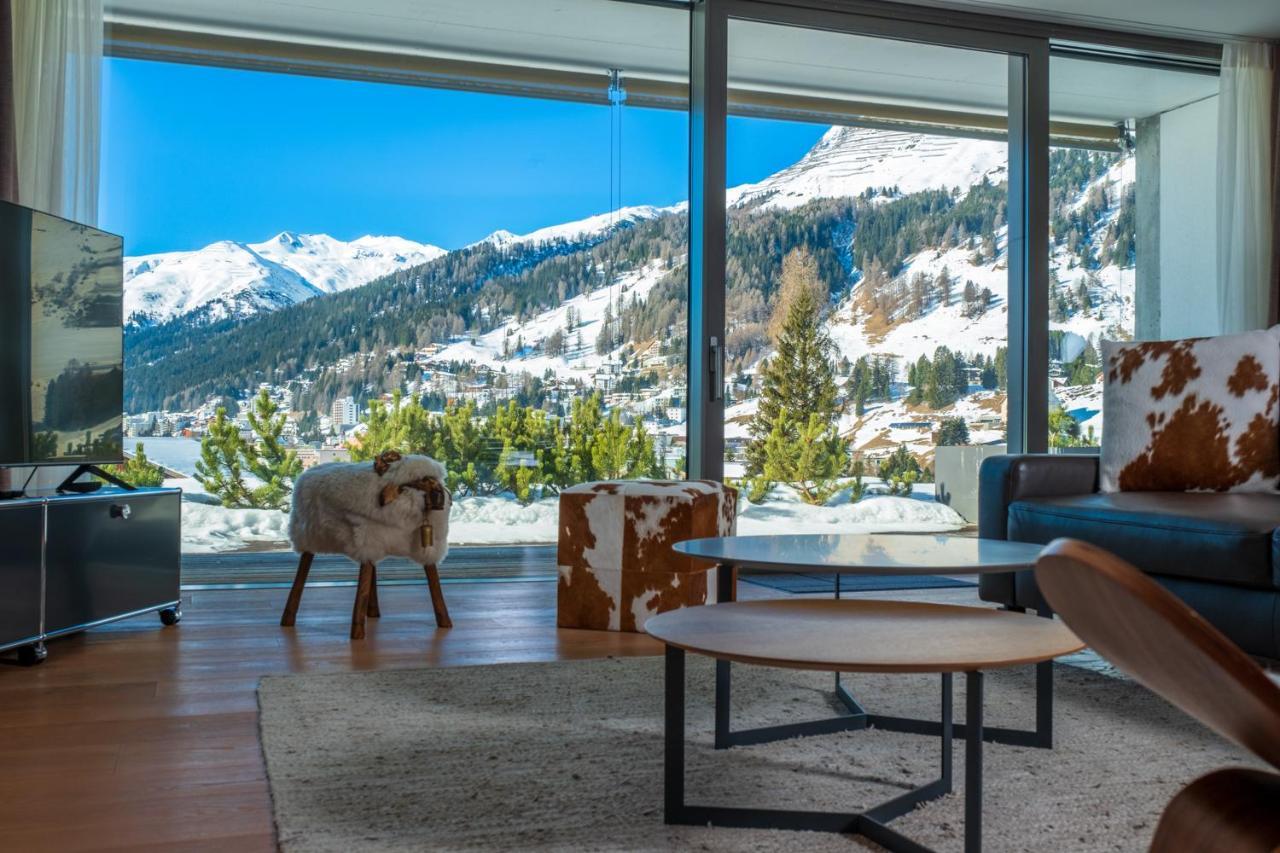 Luxury Panorama Apartment With Alpengold Spa Access Davos Ngoại thất bức ảnh