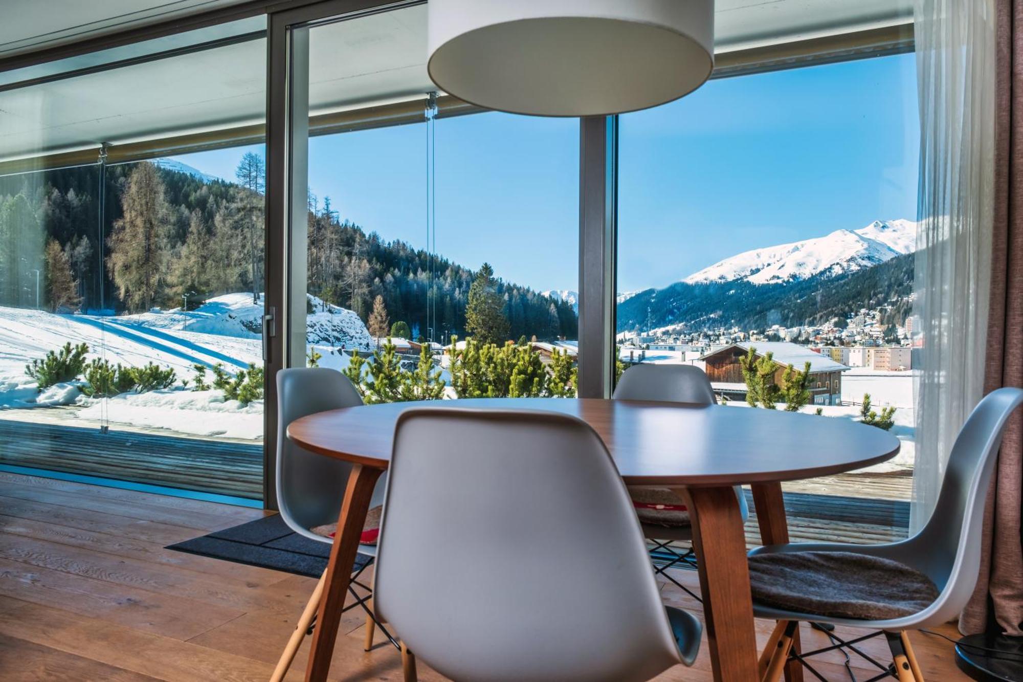 Luxury Panorama Apartment With Alpengold Spa Access Davos Ngoại thất bức ảnh